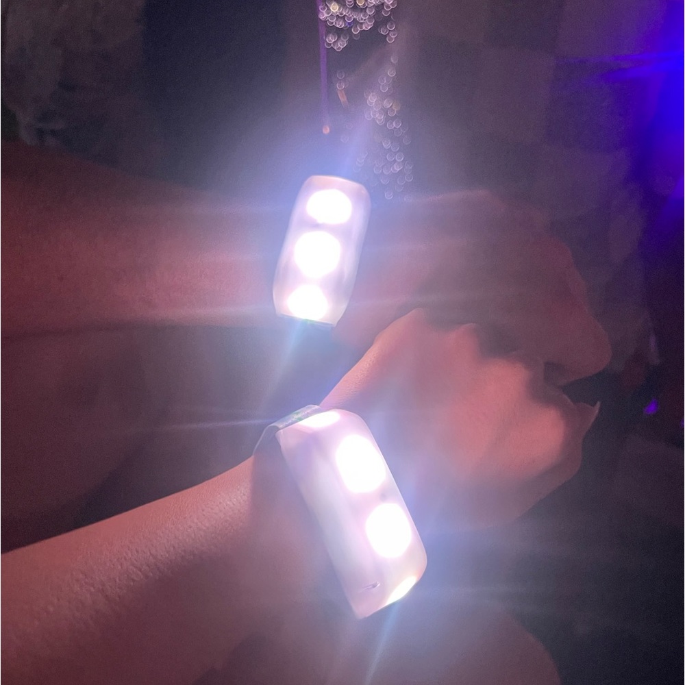 TWO Bad Bunny World's Hottest Tour concert wristbands